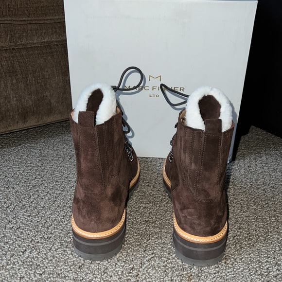 Marc Fisher Izzie Brown Suede Bootie Size 11M - Picture 5 of 8